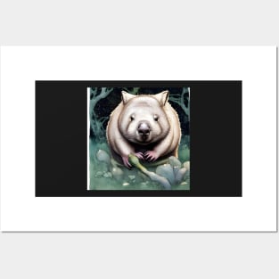 Relaxing Wombat Posters and Art